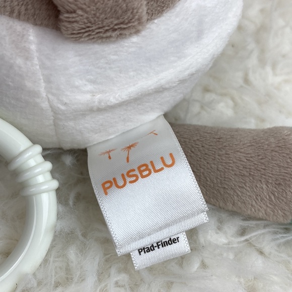 Pusblu Baby Deer Plush Stuffed Animal Musical Pull Toy 10” German - Picture 7 of 13